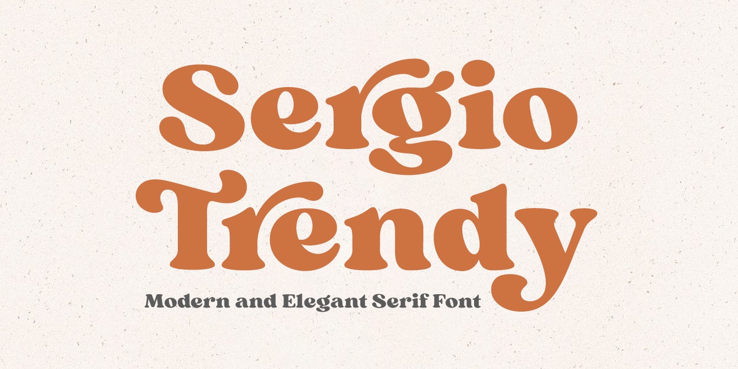 Font Sergio Trendy